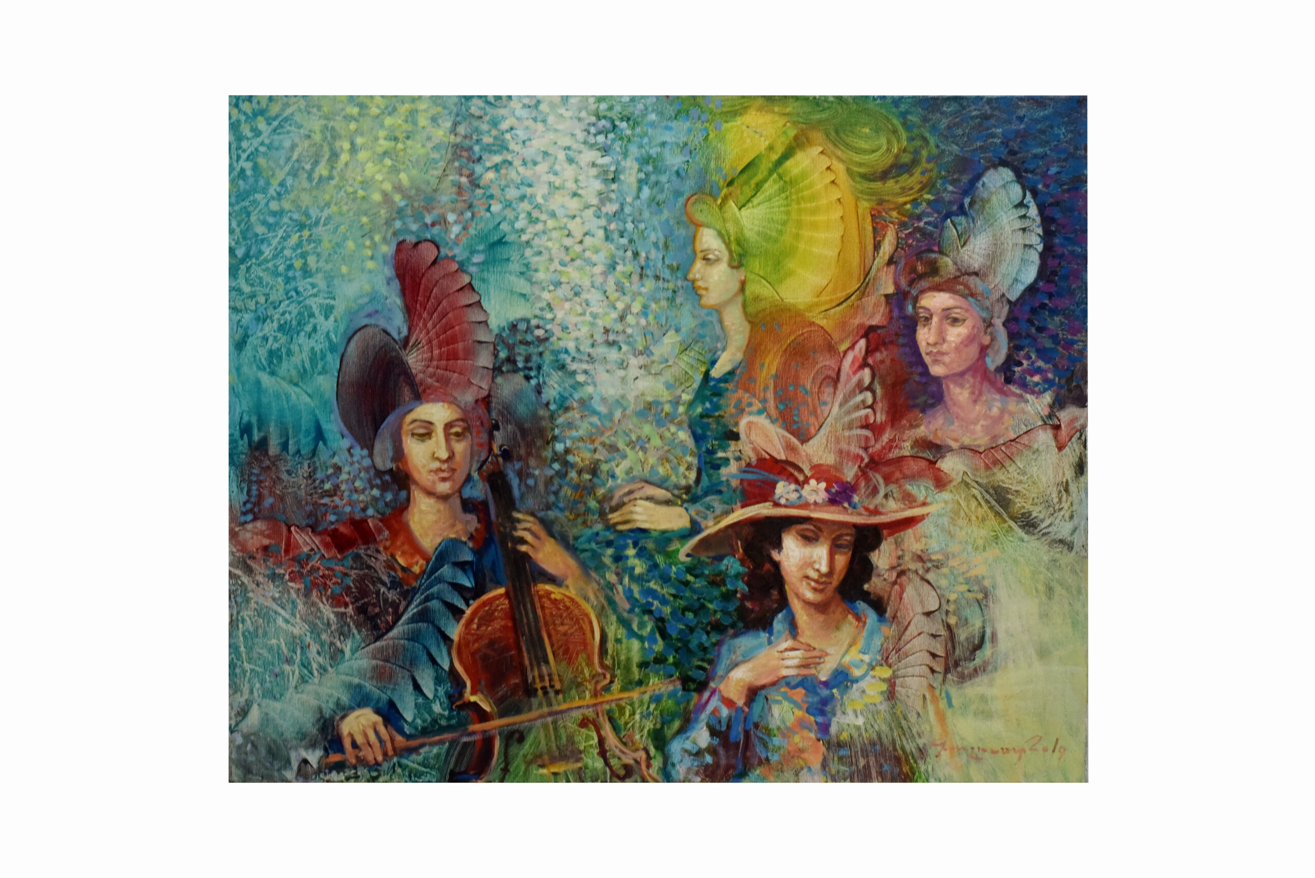 "Mousaner" which translates to "Muses"