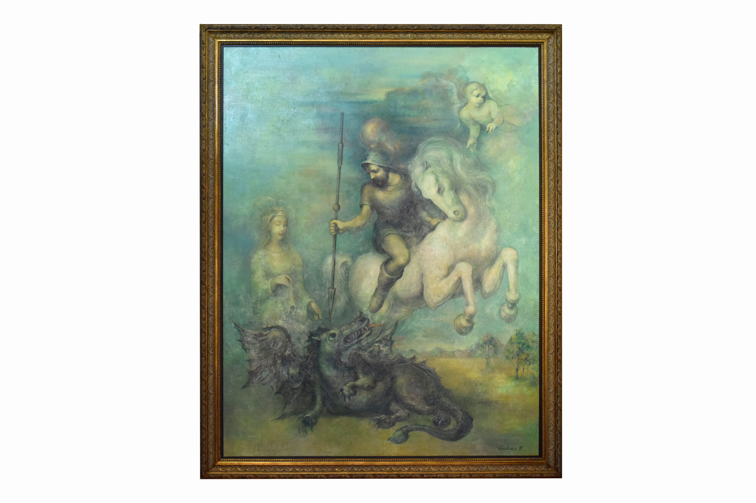 "Sourp Kevork" which translates to "Saint Kevork"