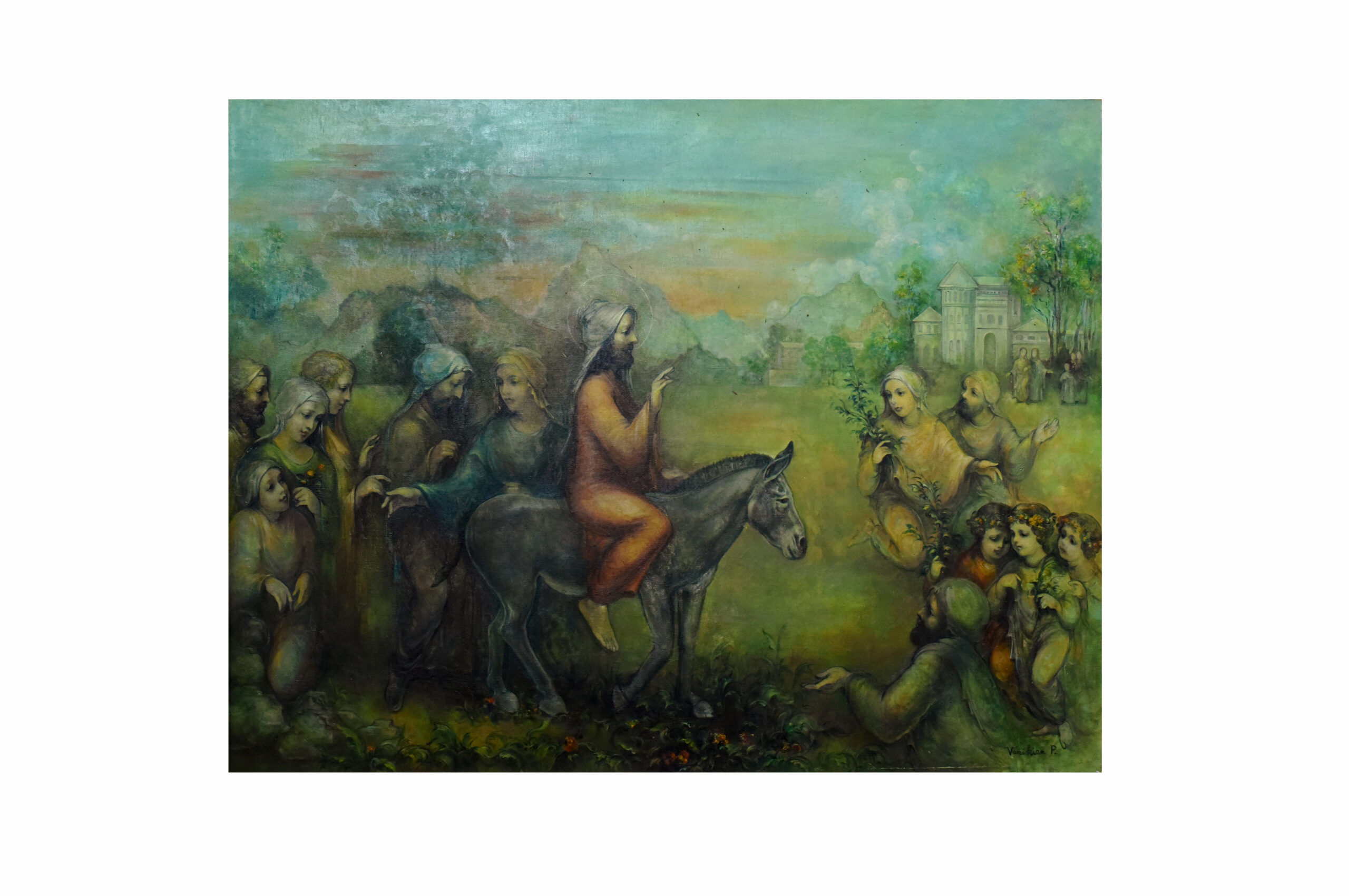 "Moudk Yerousaghem" which translates to "Jerusalem's Entrance"