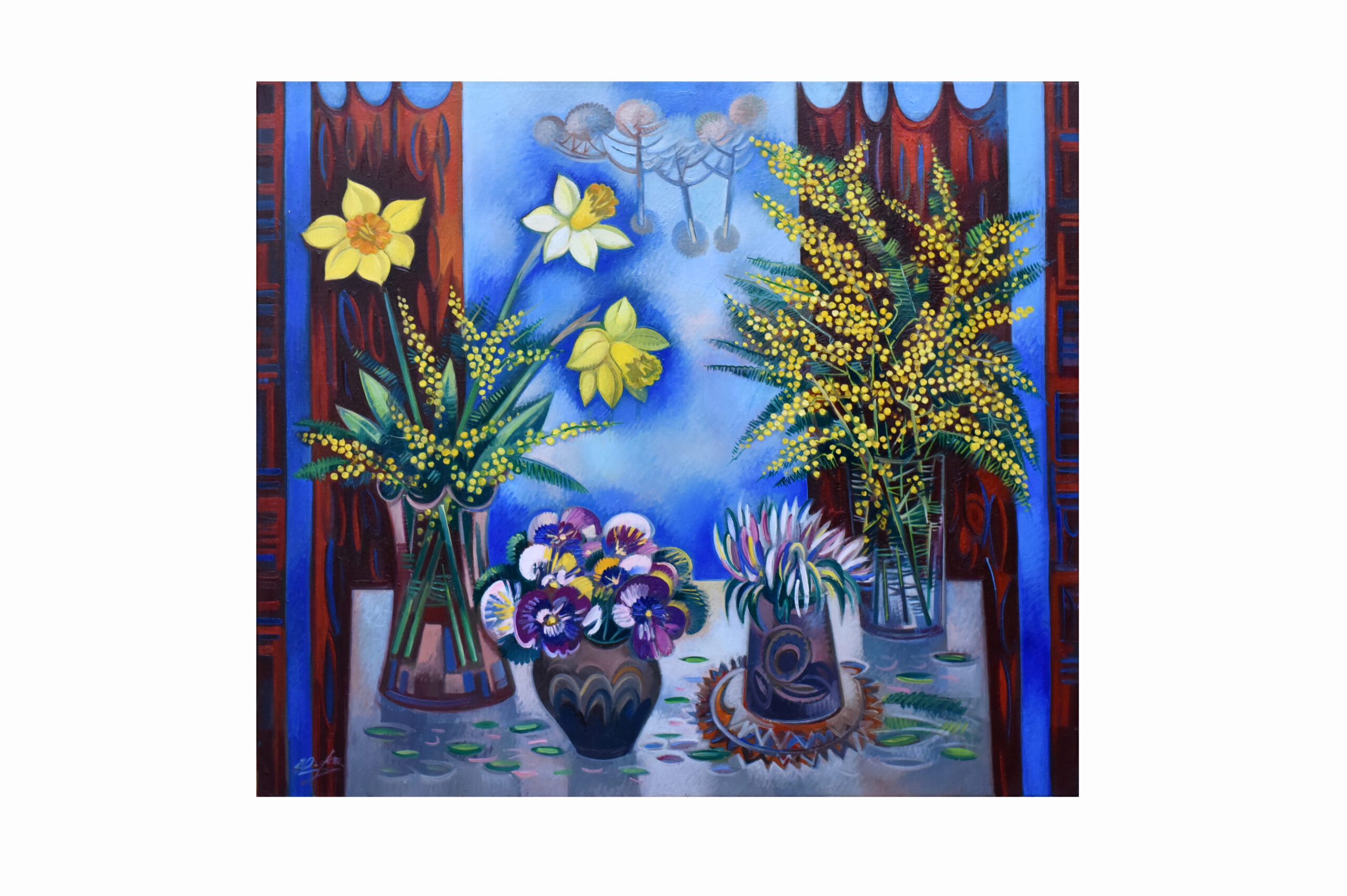 "Karnanayin Nadyarmord" which translates to "Spring Still-Life"