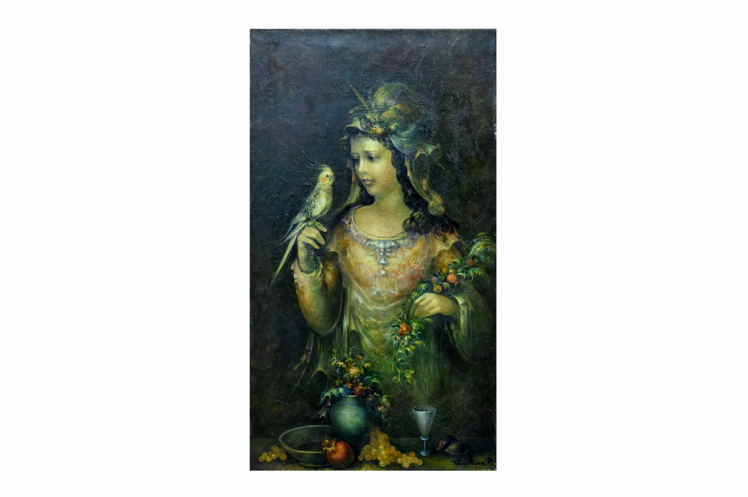 "Aghchige Toutagov" which translates to "The Girl with the Parrot"